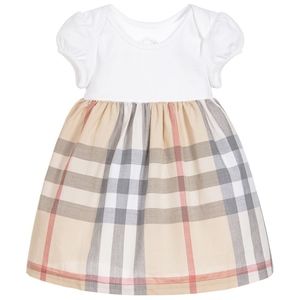 Burberry baby girl "Cherrylina" check cotton dress